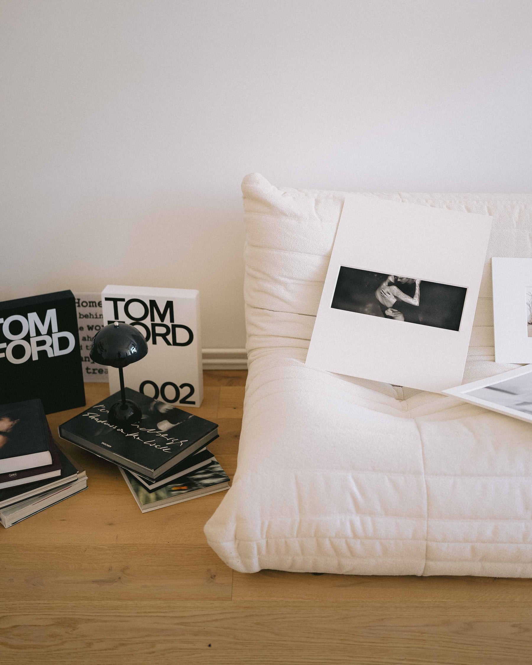 The Passe-Partout Special on a white sofa